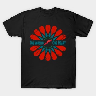 one morocco one Heart T-Shirt